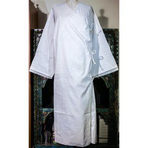 Indian Cotton Wrap Dress Cotton Embroidered Kurta